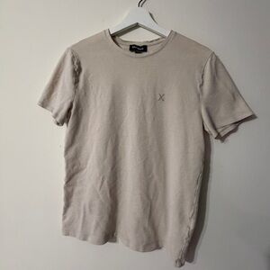 Express Light Beige Short Sleeve Tee